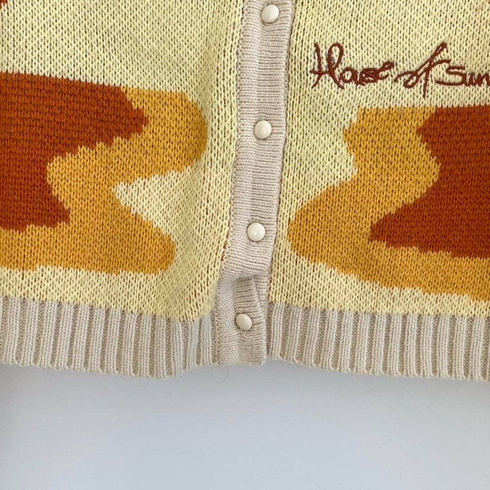 House of Sunny Day Tripper Jacquard Cardigan - Picture 4 of 4